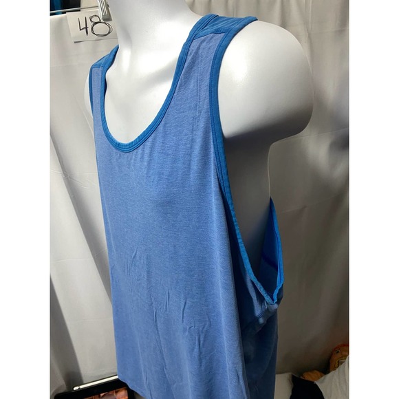 Lululemon Shirt Mens XL Tank Top Blue Running Workout Athleisure - Picture 9 of 9